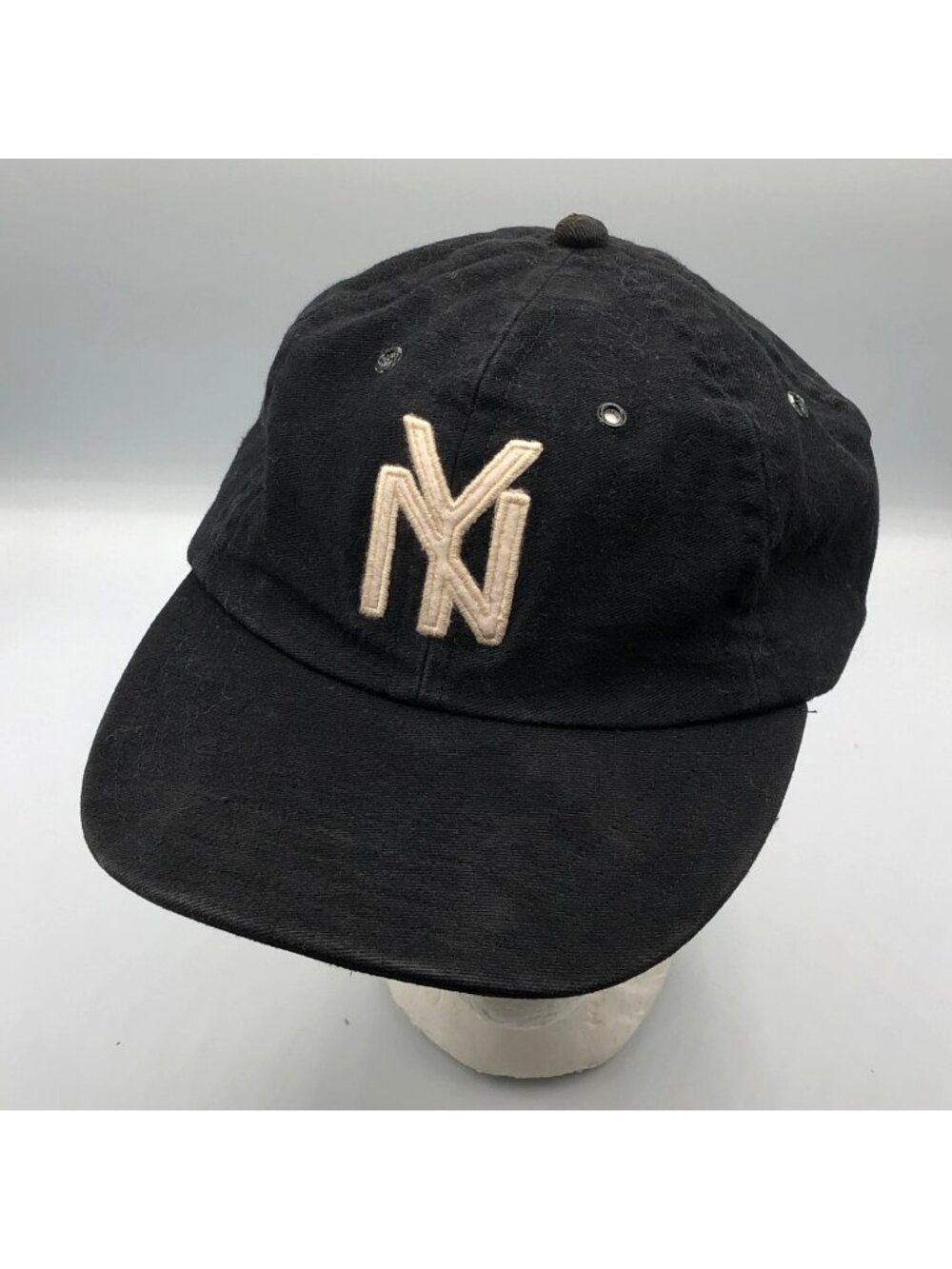 Vintage New York Black Yankees Baseball 35 Blue Marlin Baseball Hat Made in USA